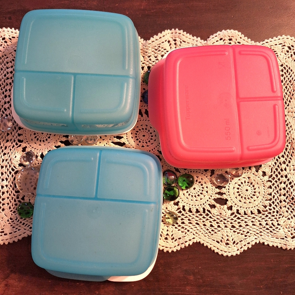 Tupperware Colorful Lunch & Snack Sets (3) - Picture 6 of 10